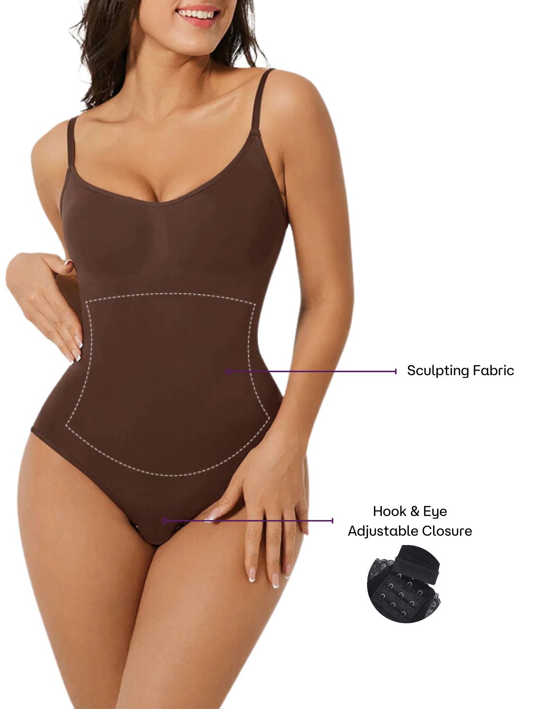 Snatched Thong Bodysuit HeyShape