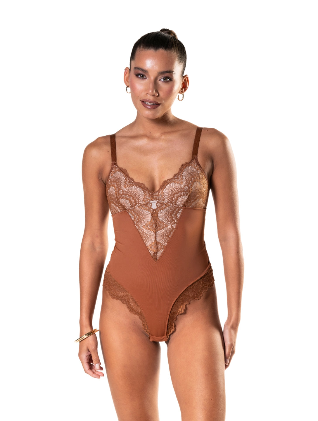 Half Laced Bodysuit HeyShape