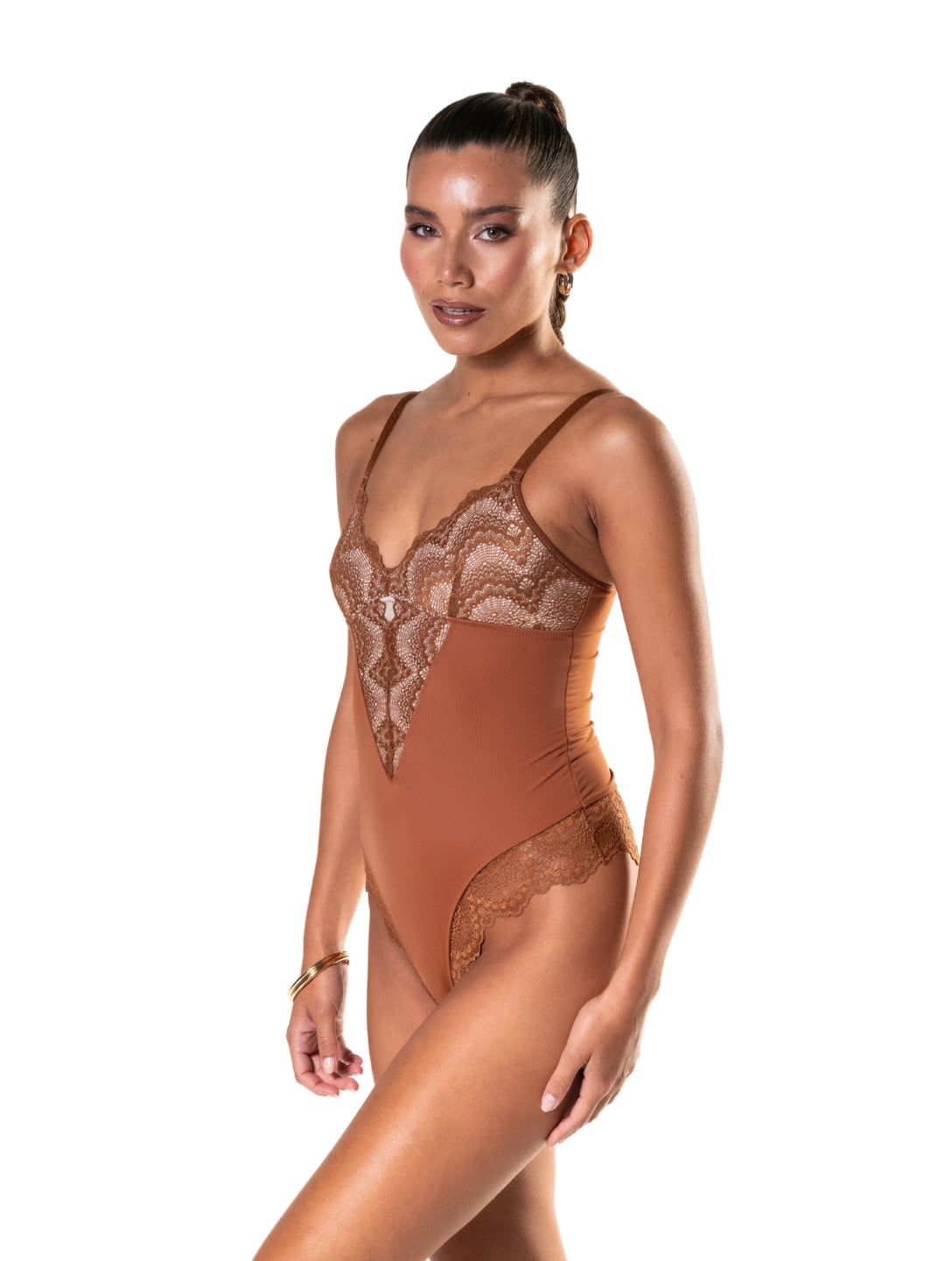 Half Laced Bodysuit HeyShape