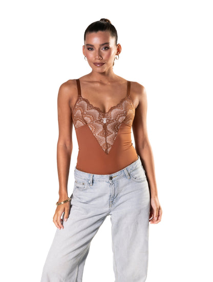 Half Laced Bodysuit HeyShape