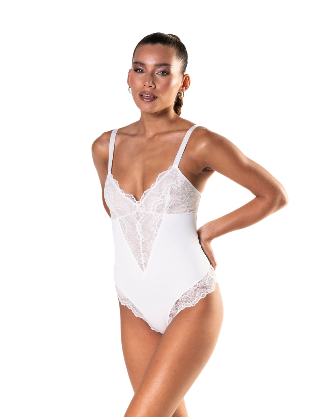 Half Laced Bodysuit HeyShape