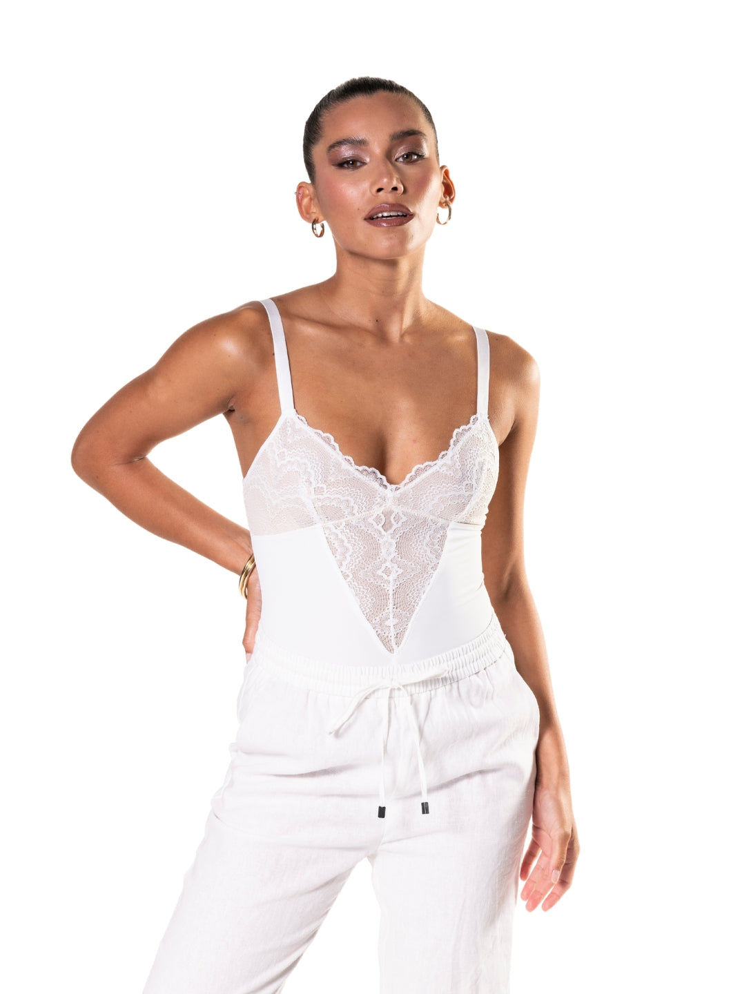 Half Laced Bodysuit HeyShape