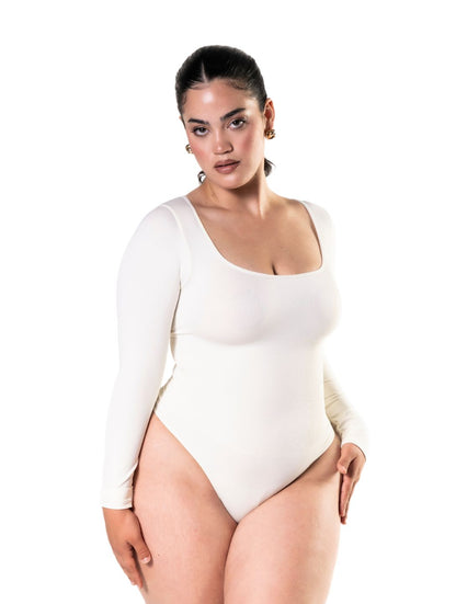 Long Sleeve Thong Bodysuit HeyShape