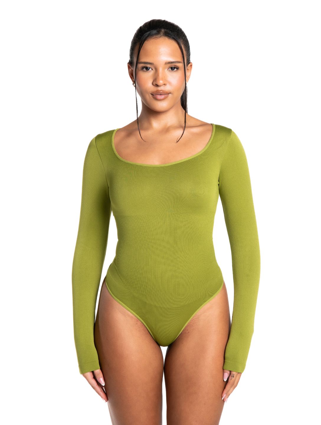 Long Sleeve Thong Bodysuit HeyShape