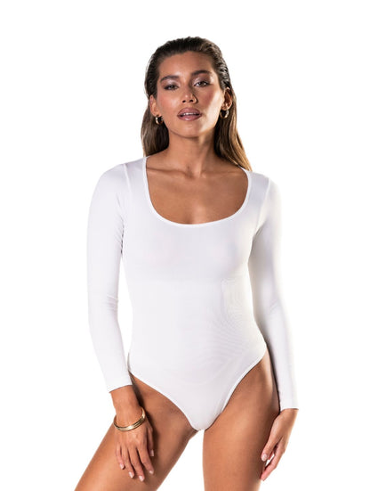 Long Sleeve Thong Bodysuit HeyShape