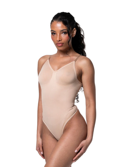 Low Back Snatched Thong Bodysuit HeyShape