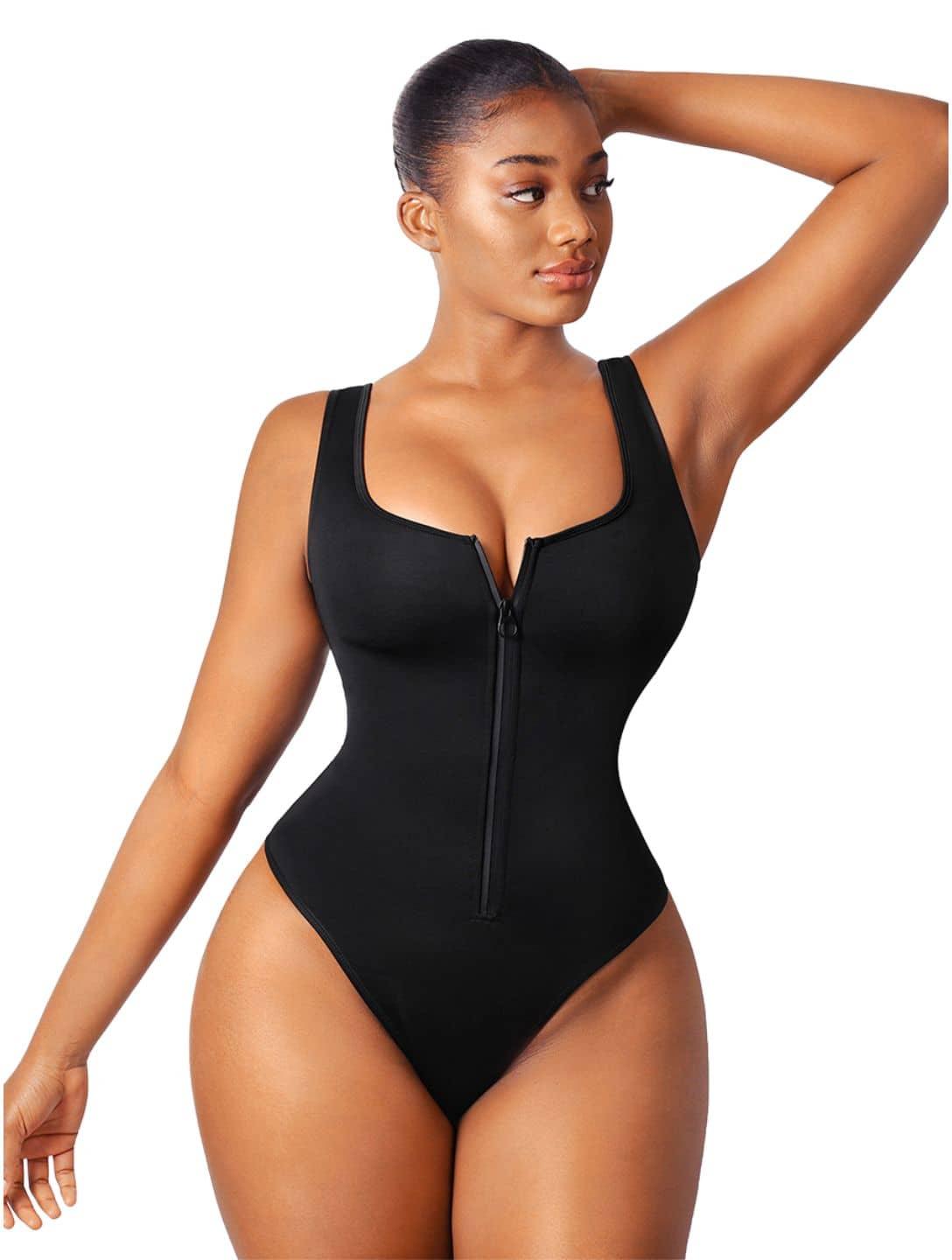 Sculpting Zip Up Swimsuit HeyShape