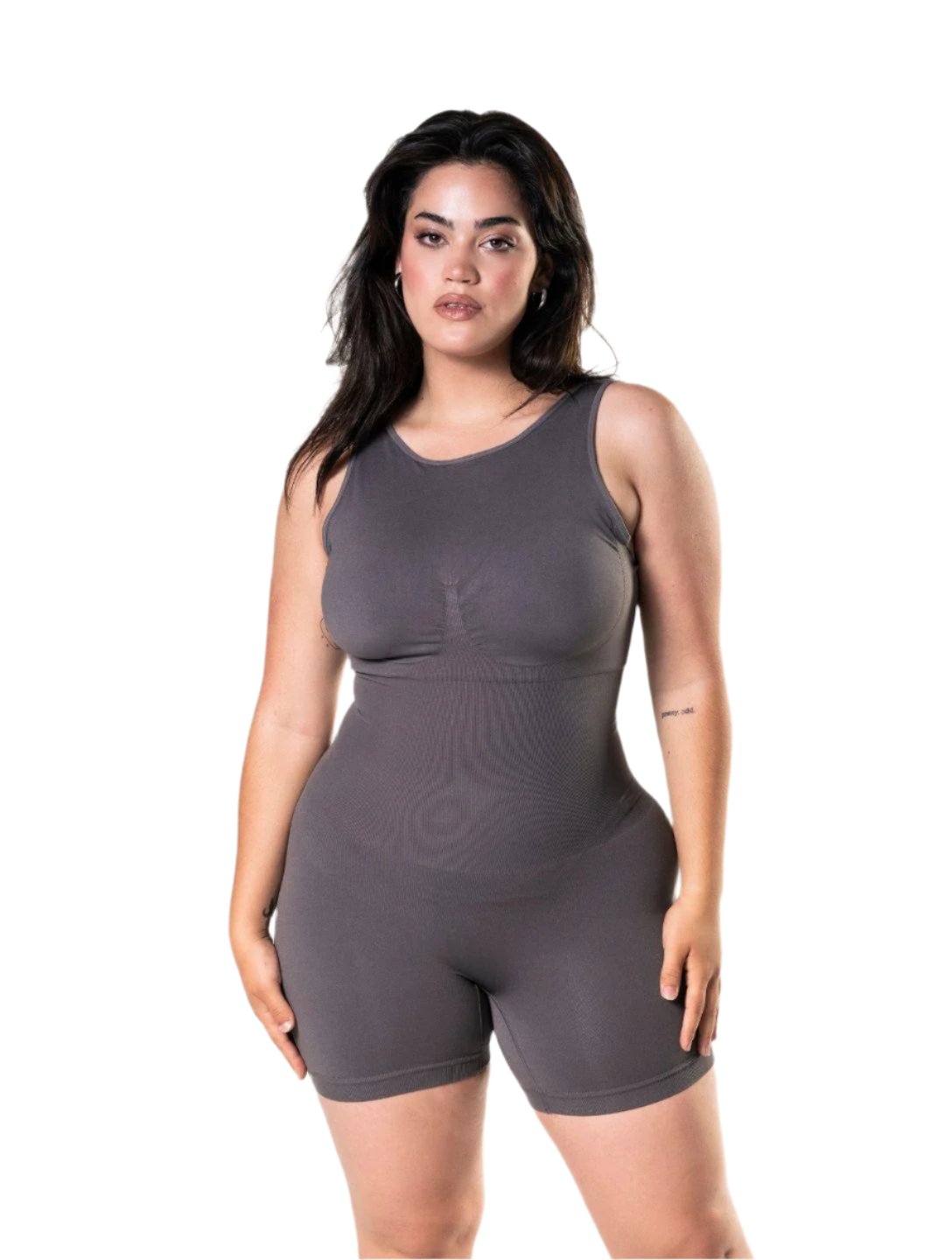 Round Neck Low Back Bodysuit HeyShape