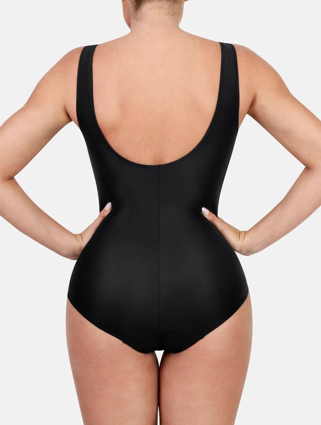 Shapewear Deep V-Neck One Piece HeyShape