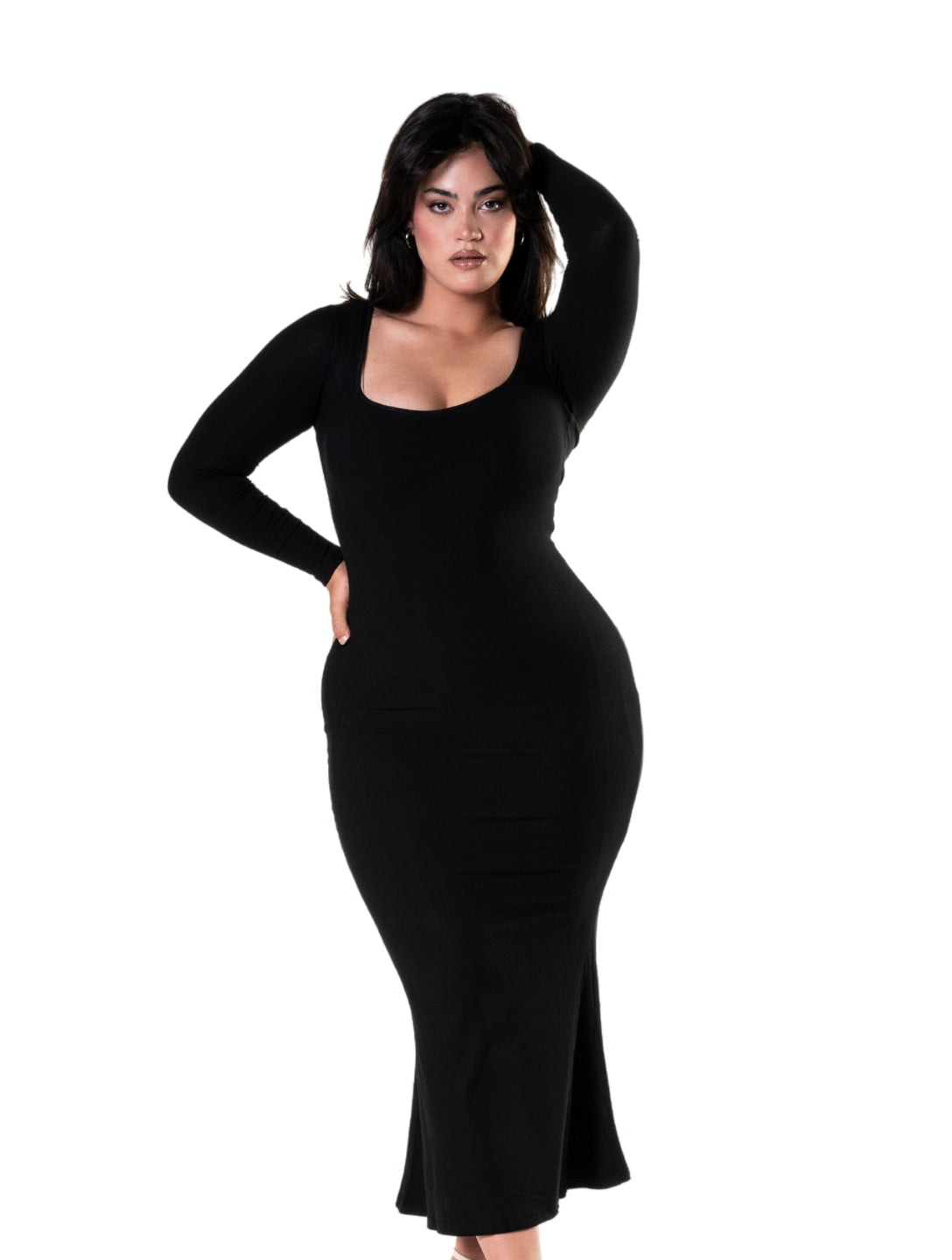 Shapewear Long Sleeve Dress HeyShape