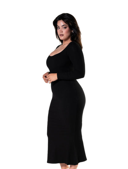 Shapewear Long Sleeve Dress HeyShape