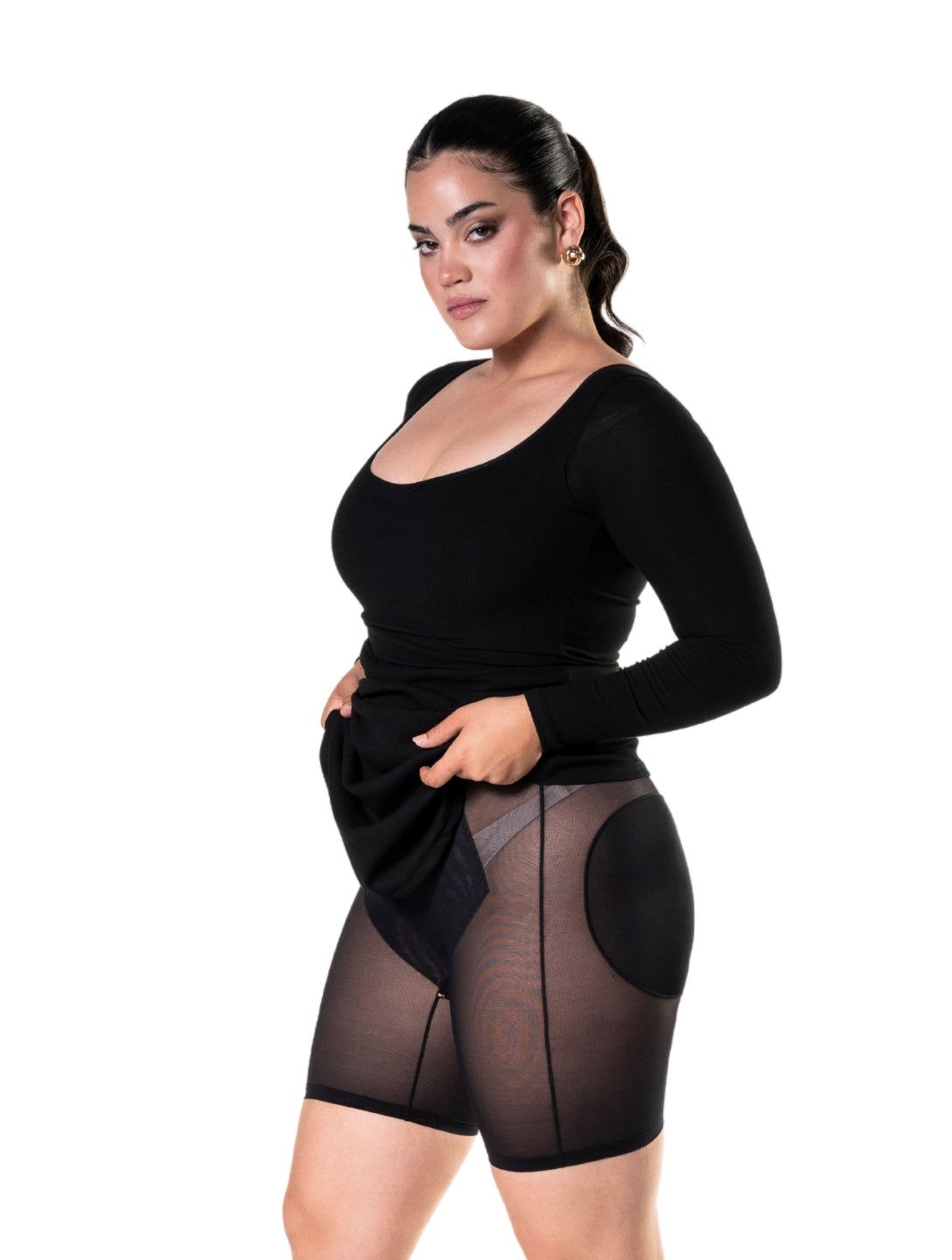 Shapewear Long Sleeve Dress HeyShape