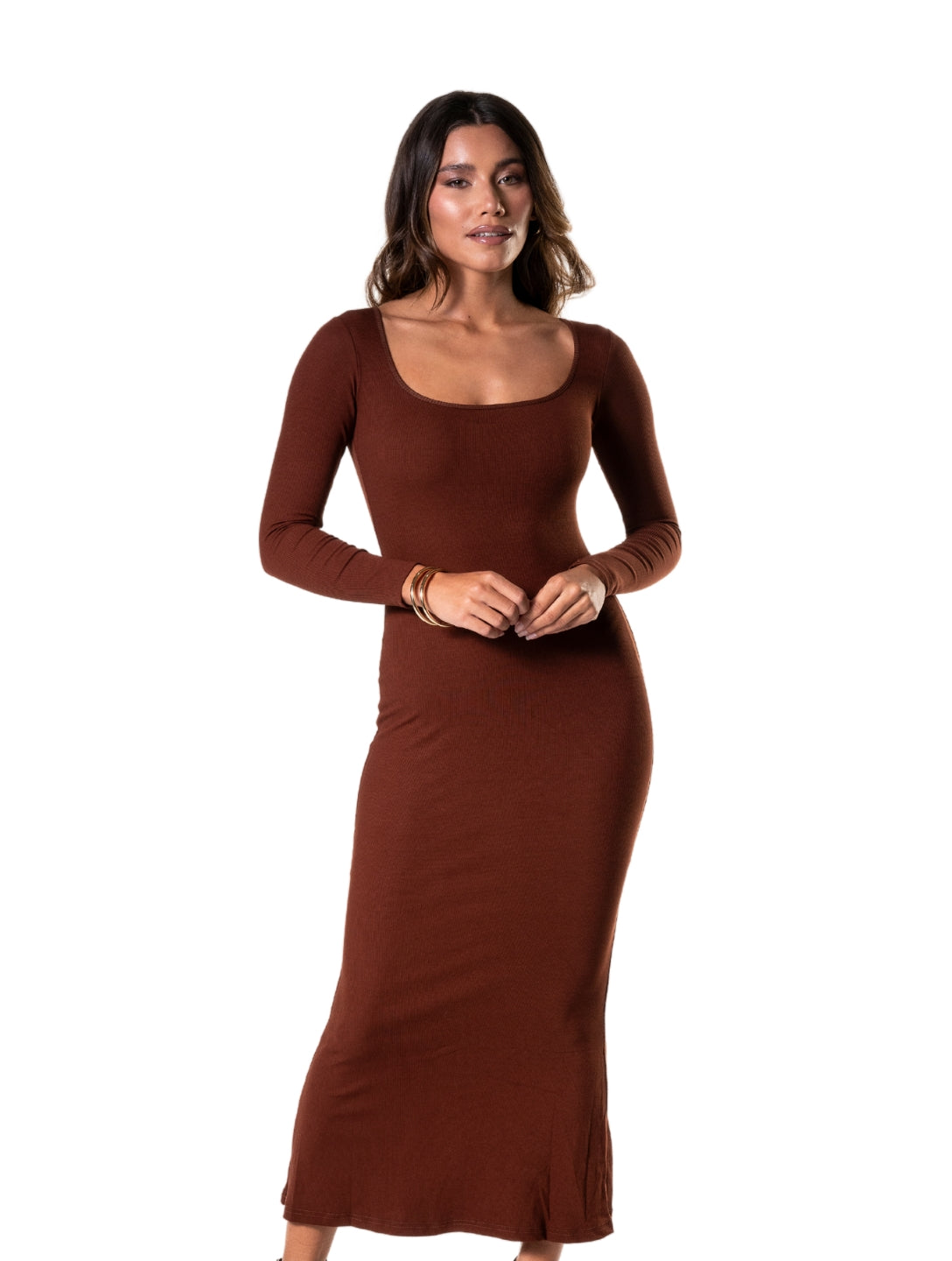 Shapewear Long Sleeve Dress HeyShape