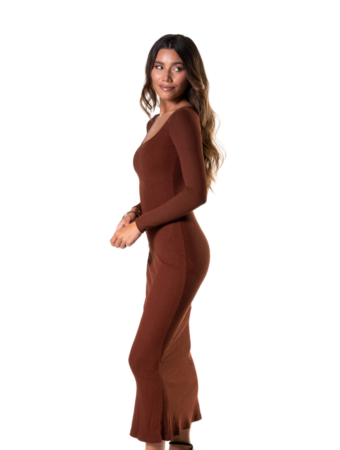 Shapewear Long Sleeve Dress HeyShape