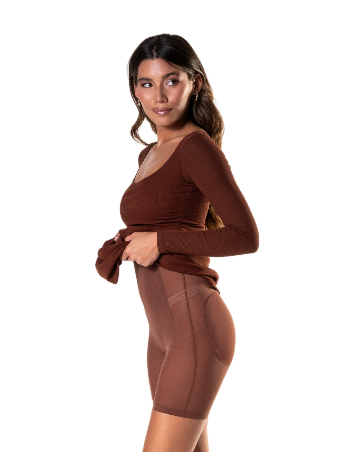 Shapewear Long Sleeve Dress HeyShape