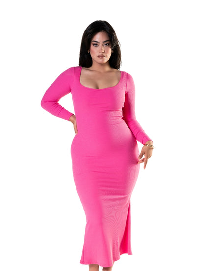 Shapewear Long Sleeve Dress HeyShape