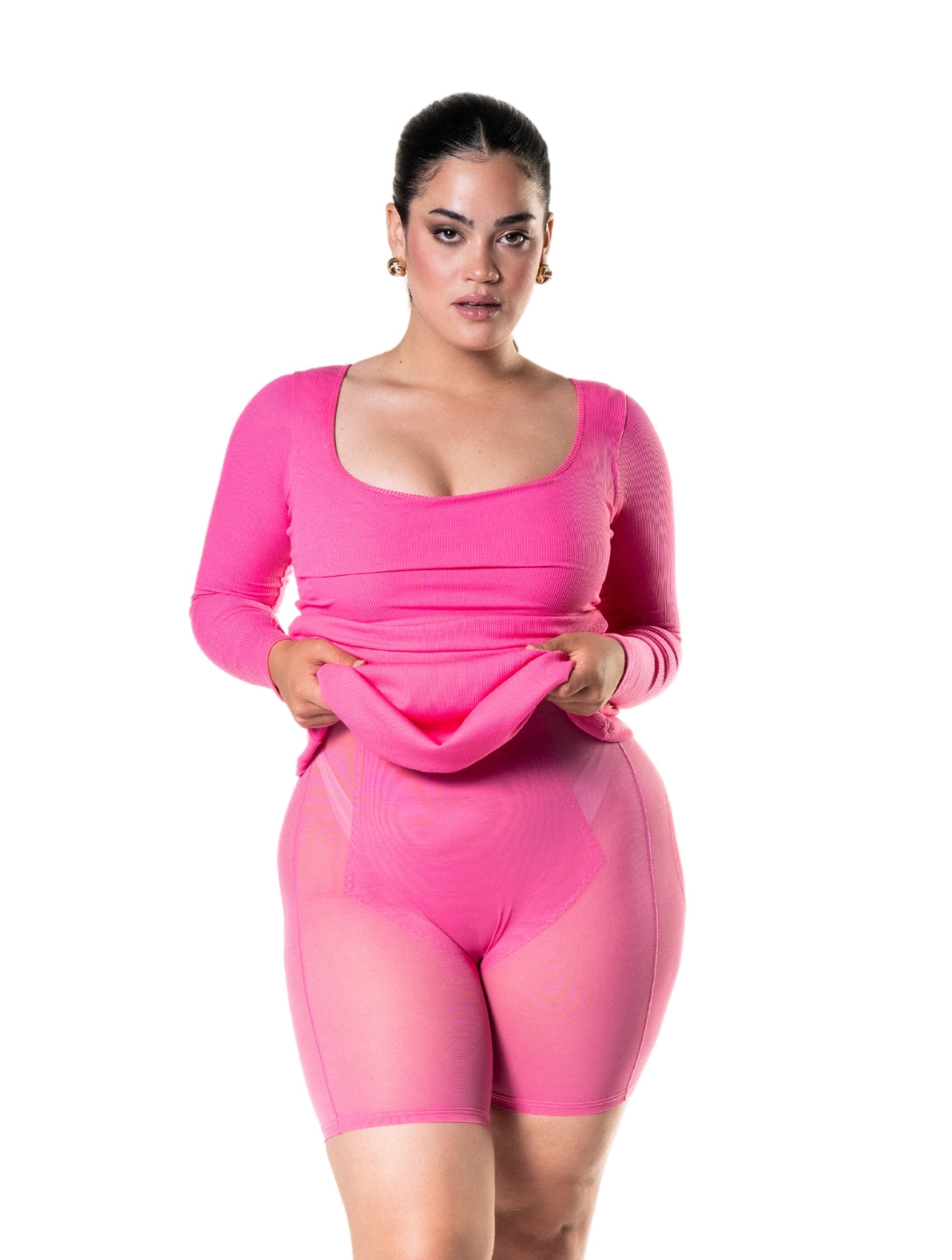 Shapewear Long Sleeve Dress HeyShape