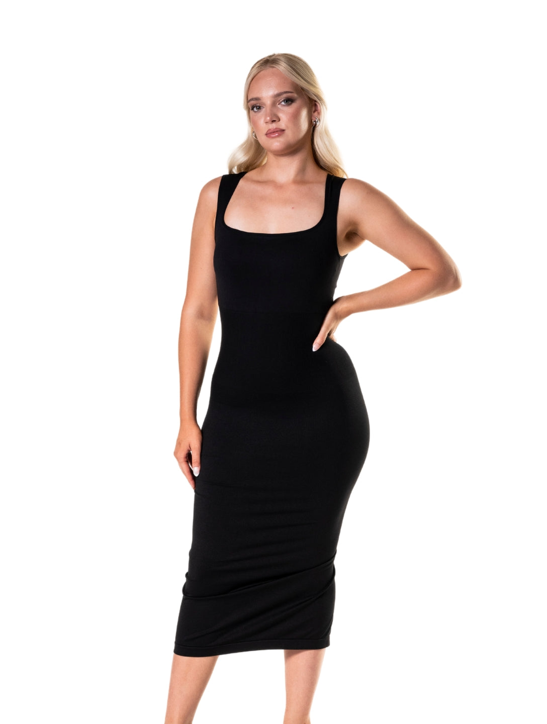 Square Neck Shapewear Dress HeyShape