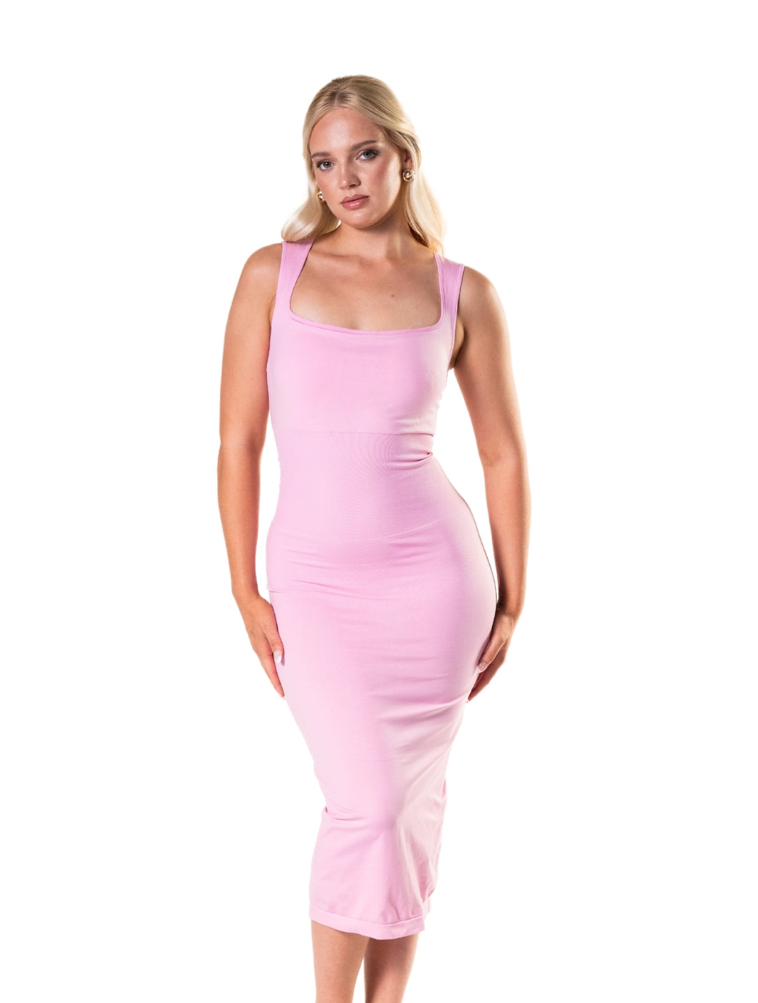 Square Neck Shapewear Dress HeyShape