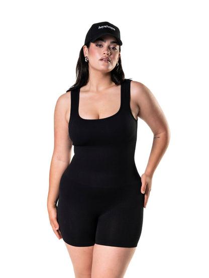 Square Neck Shapewear Jumpsuit HeyShape