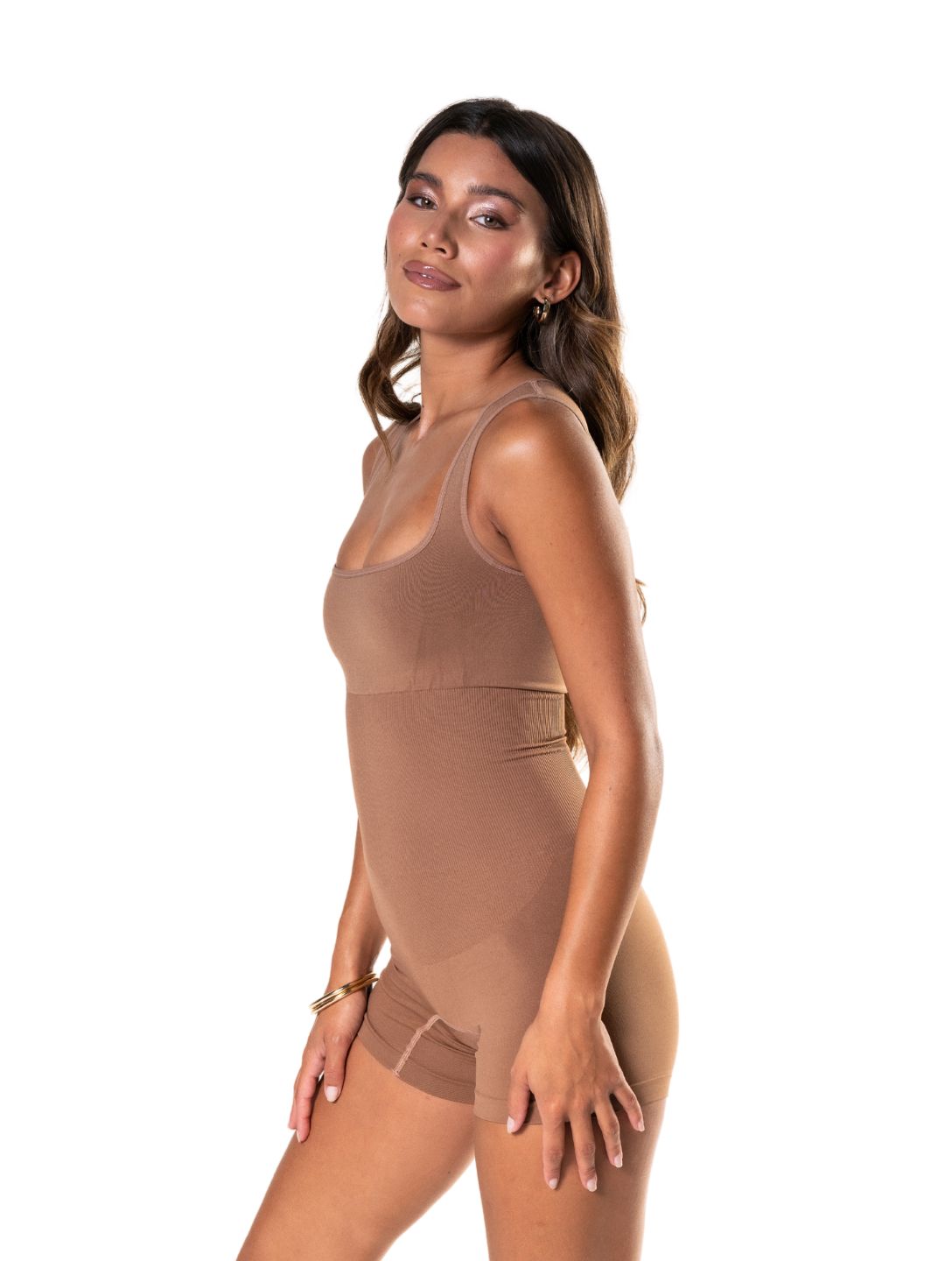 Square Neck Shapewear Jumpsuit HeyShape