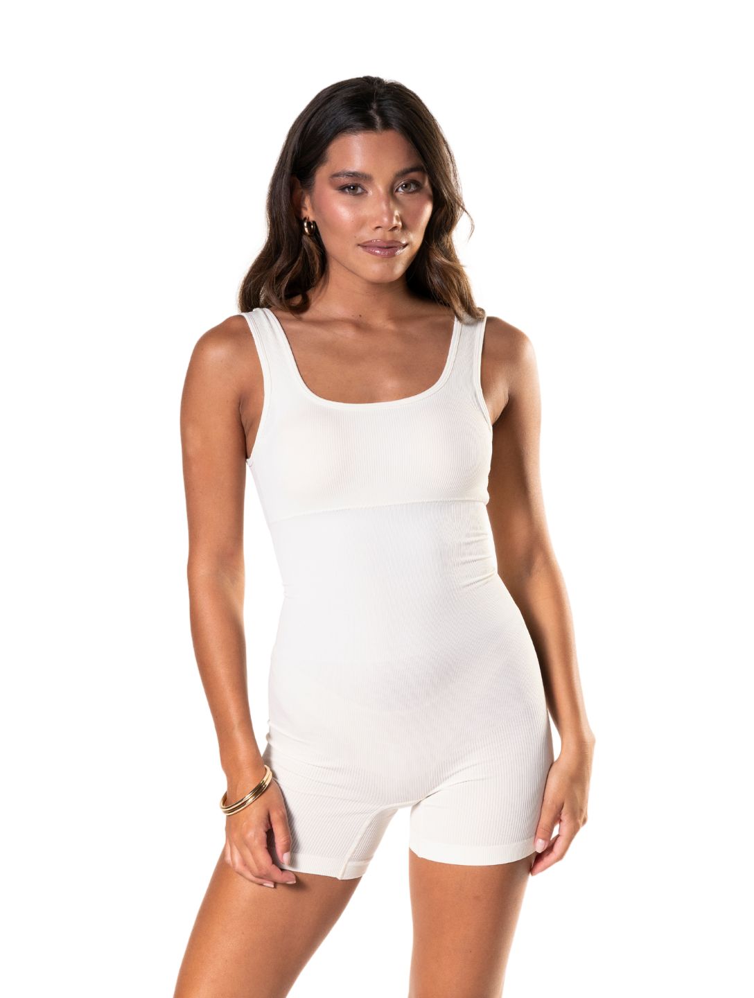 Square Neck Shapewear Jumpsuit HeyShape