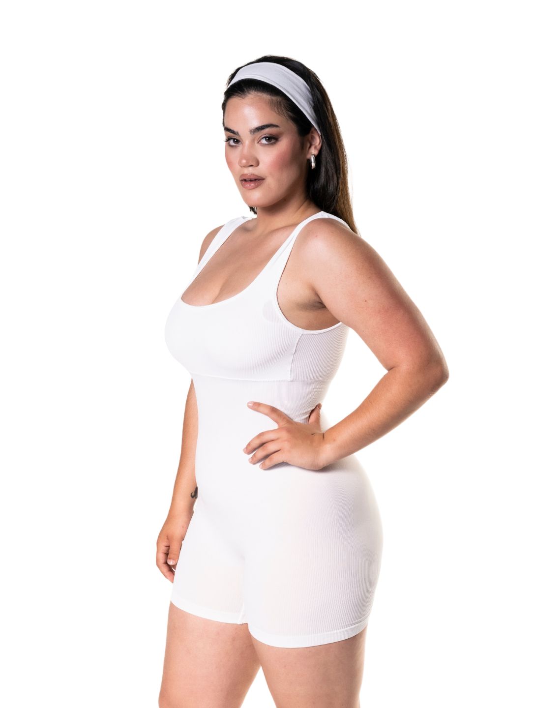 Square Neck Shapewear Jumpsuit HeyShape